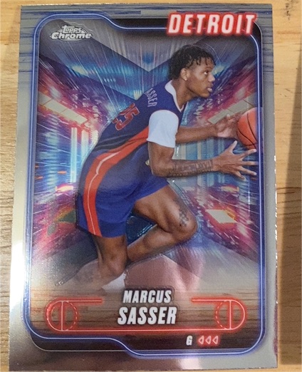2024-25 Topps Chrome #49 Marcus Sasser — front
