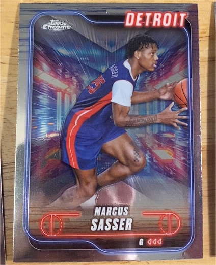 2024-25 Topps Chrome #49 Marcus Sasser — front