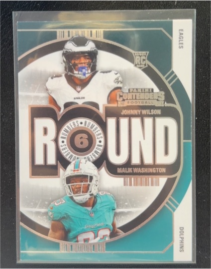 2024 Panini Contenders Round Numbers #20 Johnny Wilson Malik Washington — front