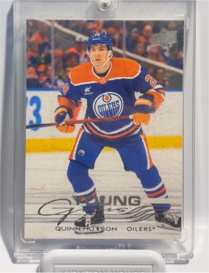 2025-26 Upper Deck Series 1 #224 Quinn Hutson Young Guns — front