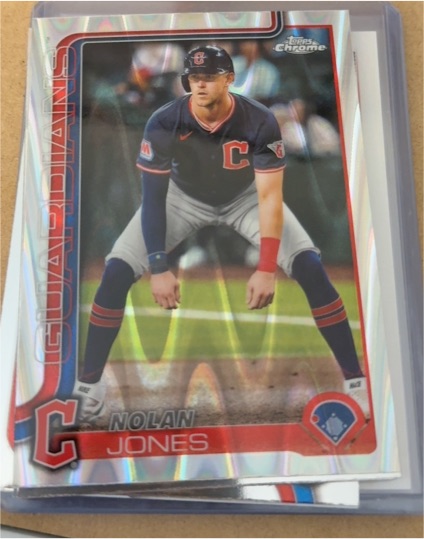 2025 Topps Chrome #32 Nolan Jones — front