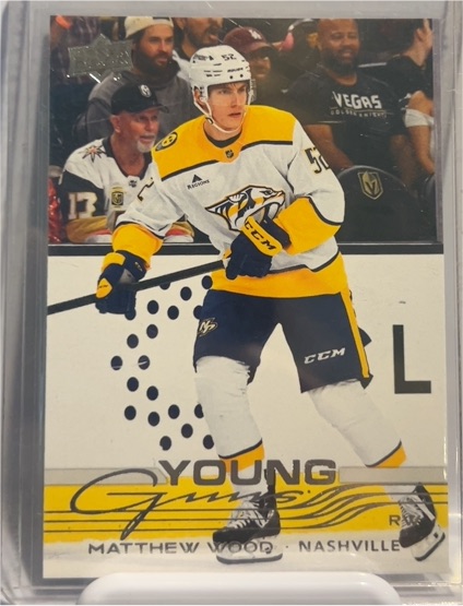 2025-26 Upper Deck Series 1 #228 Matthew Wood — front