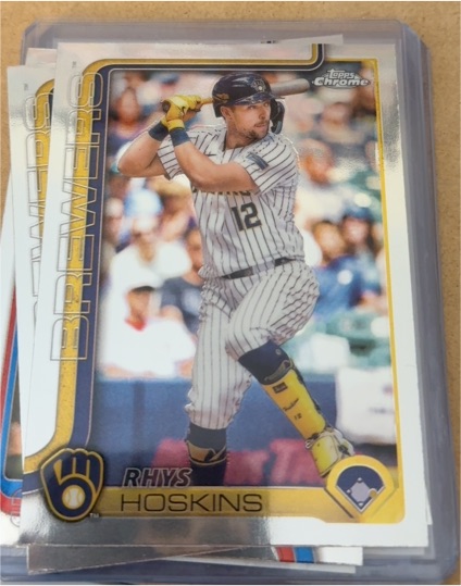 2025 Topps Chrome #98 Rhys Hoskins — front