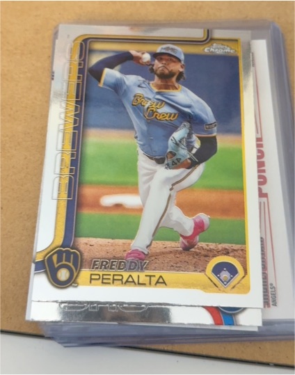2025 Topps Chrome #95 Freddy Peralta — front