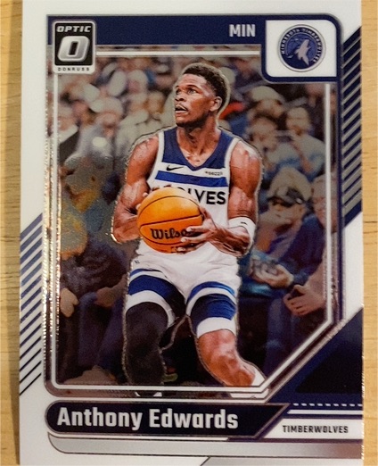 2024-25 Donruss Optic #31 Anthony Edwards — front