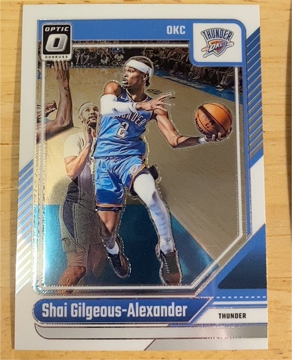 2024-25 Donruss Optic #127 Shai Gilgeous-Alexander — front