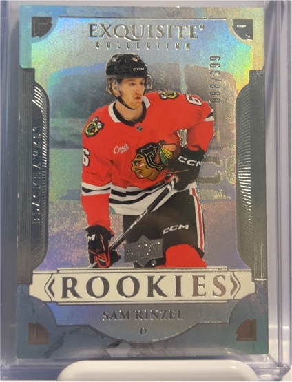 2025-26 Upper Deck Black Diamond Exquisite Collection Rookies #R-SR Sam Rinzel — front
