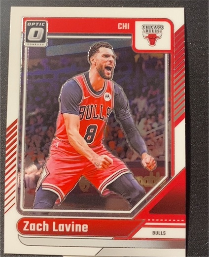 2024-25 Donruss Optic #34 Zach LaVine — front