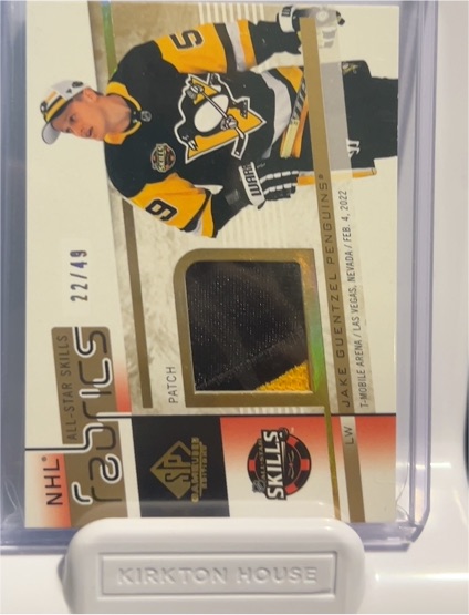 2022-23 Upper Deck SP Game Used All Star Skills Fabrics Patch #AS-15 Jake Guentzel — front