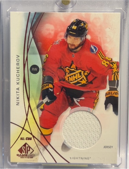 2024-25 UD SP Game Used #123 Nikita Kucherov — front