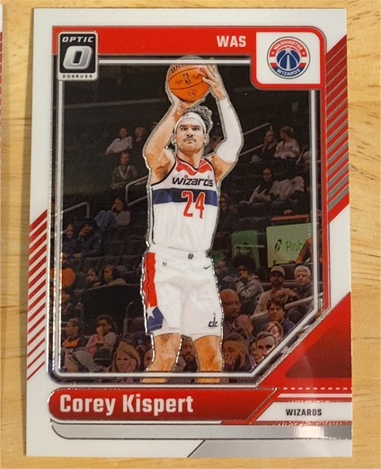 2024-25 Donruss Optic #183 Corey Kispert — front
