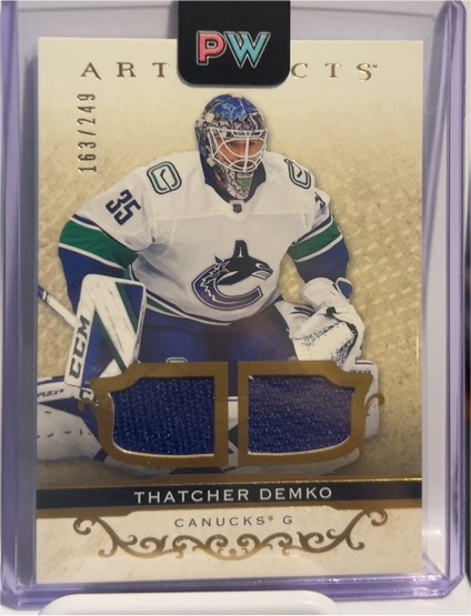 2021-22 Upper Deck Artifacts #163 Thatcher Demko — front