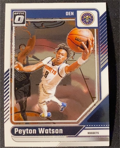 2024-25 Donruss Optic #216 Peyton Watson — front
