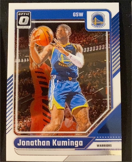 2024-25 Donruss Optic #197 Jonathan Kuminga — front