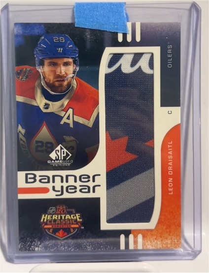 2024-25 Upper Deck SP Game Used Banner Year Heritage Classic #BYHC-LD Leon Draisaitl — front
