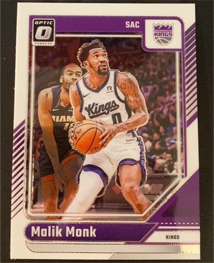 2024-25 Panini Donruss Optic #17 Malik Monk — front