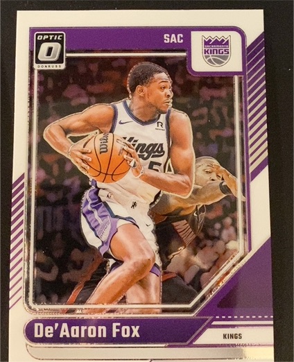 2024-25 Panini Donruss Optic #219 De'Aaron Fox — front