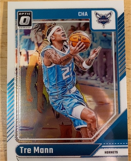 2024-25 Panini Donruss Optic CHA Tre Mann — front