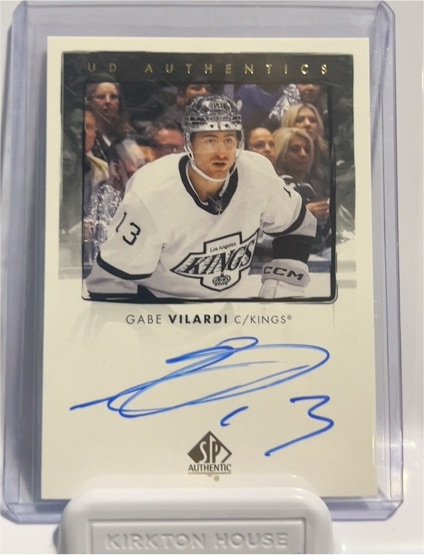 2022-23 SP Authentic UD Authentics Autographs #UDA-CS Gabe Vilardi — front