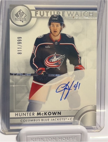 2023-24 Upper Deck SP Authentic #172 Hunter McKown Future Watch Auto /999 — front
