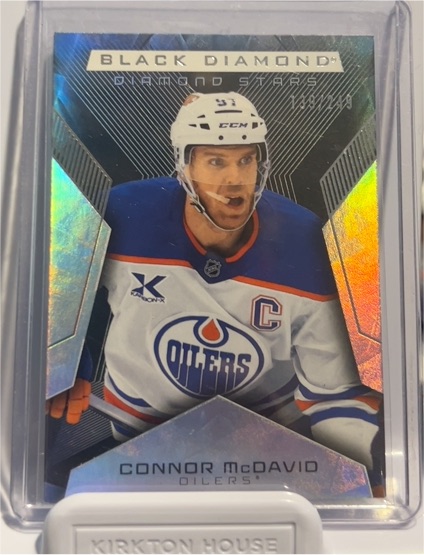 2025-26 Upper Deck Black Diamond #Diamond Stars /249 Connor McDavid — front
