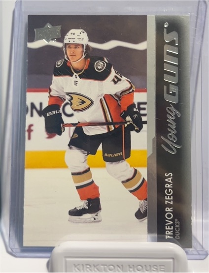 2021-22 Upper Deck #232 Trevor Zegras Young Guns — front