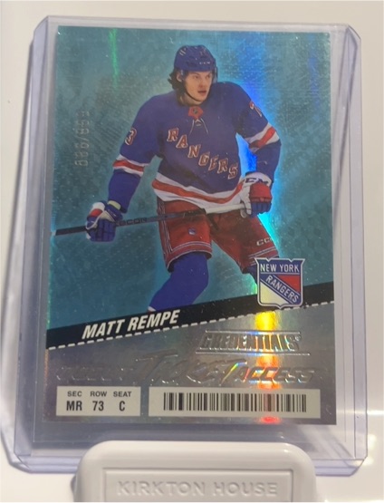 2024-25 Upper Deck Credentials Debut Ticket Access #73 Matt Rempe — front