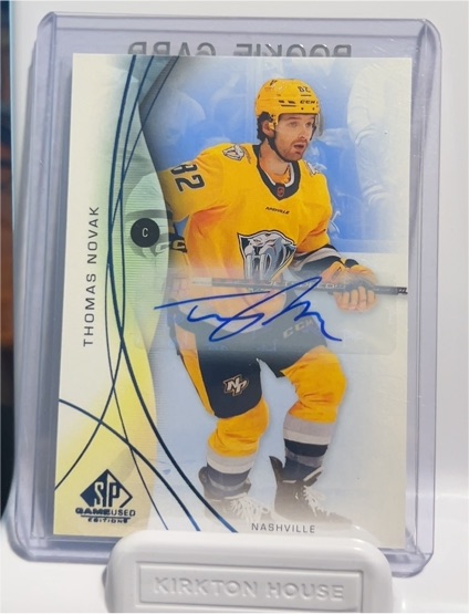2024-25 Upper Deck SP Game Used #24 Thomas Novak — front