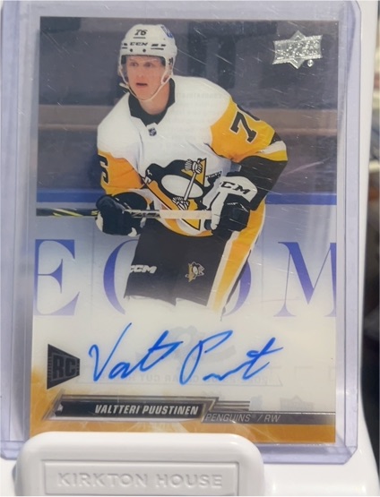 2022-23 Upper Deck Clear Cut #CC-VP Valtteri Puustinen — front