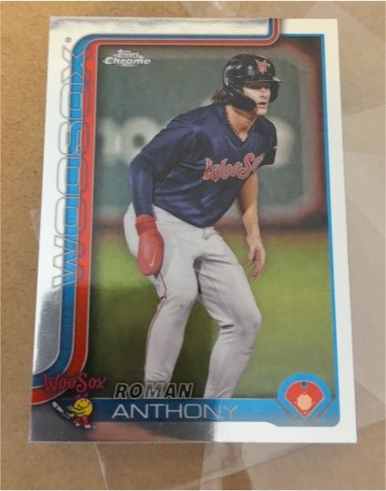 2025 Topps Pro Debut Chrome #PDC-12 Roman Anthony — front