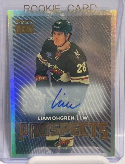 2024-25 Skybox Metal Universe #PP-9 Liam Ohgren — front