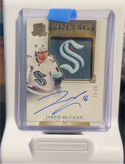 2021 Upper Deck The Cup Inked Insignias Jared McCann — front