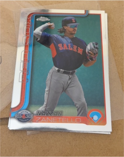 2025 Topps Pro Debut Chrome #PDC-130 Nazzan Zanetello — front
