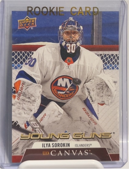 2020-21 Upper Deck Series 2 Young Guns Canvas #C212 Ilya Sorokin — front