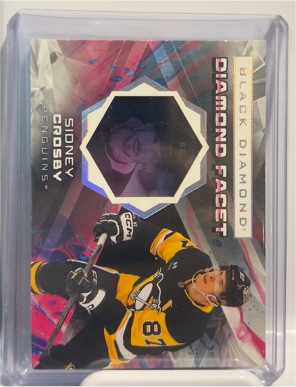 2021-22 Upper Deck Black Diamond Diamond Facet #DF-SM Sidney Crosby — front
