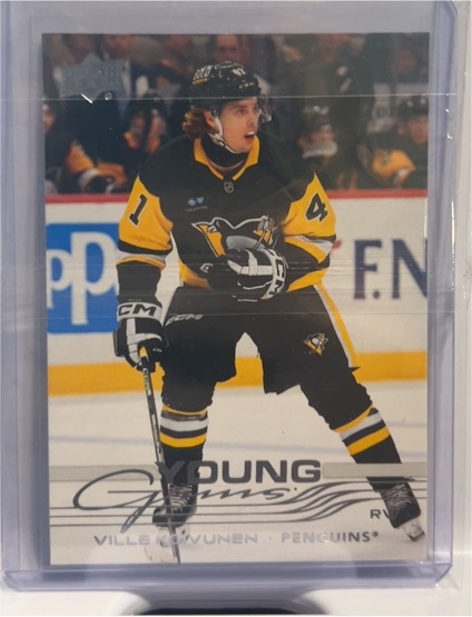 2025-26 Upper Deck Series 1 Young Guns #233 Ville Koivunen — front