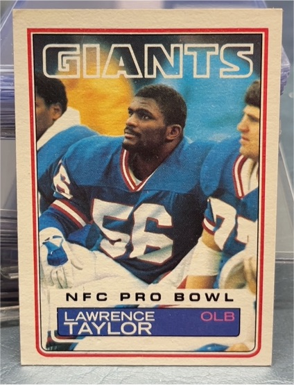 1983 Topps #133 Lawrence Taylor — front