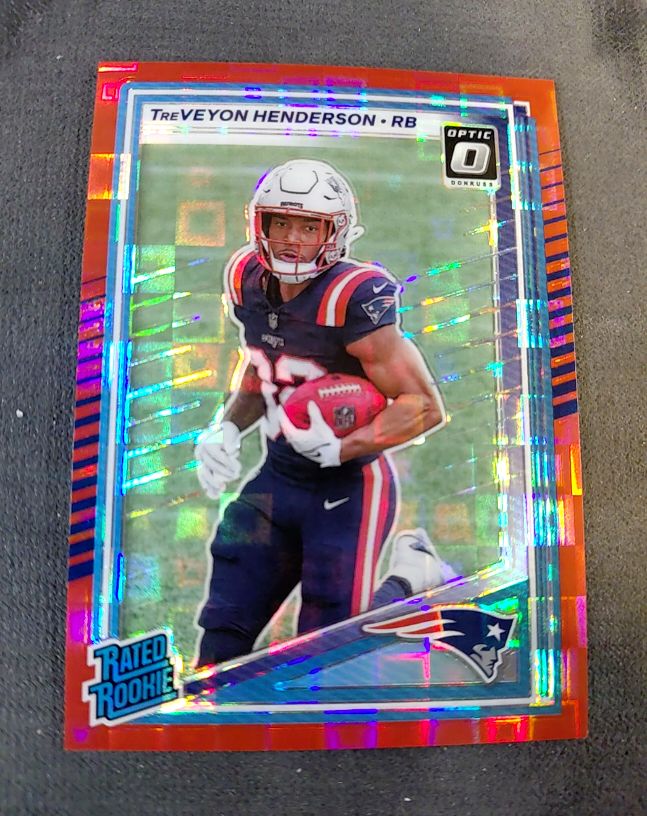 2025 Donruss Optic #332 TreVeyon Henderson Rated Rookie — front
