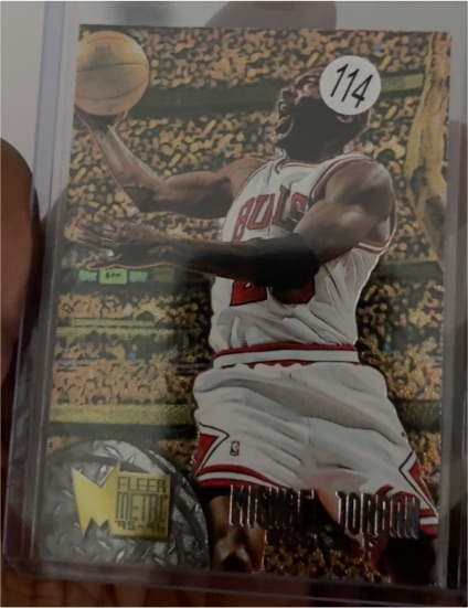 1995-96 Fleer Metal #13 Michael Jordan — front