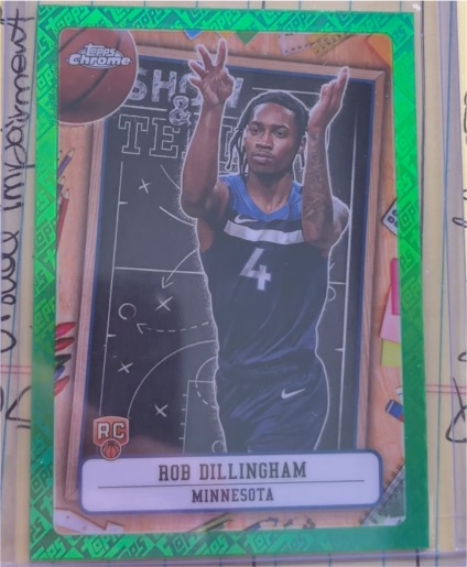 2024-25 Topps Chrome Show & Tell #ST-15 Rob Dillingham — front