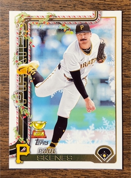 2025 Topps Holiday #H70 Paul Skenes — front
