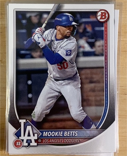 2025 Bowman #16 Mookie Betts — front