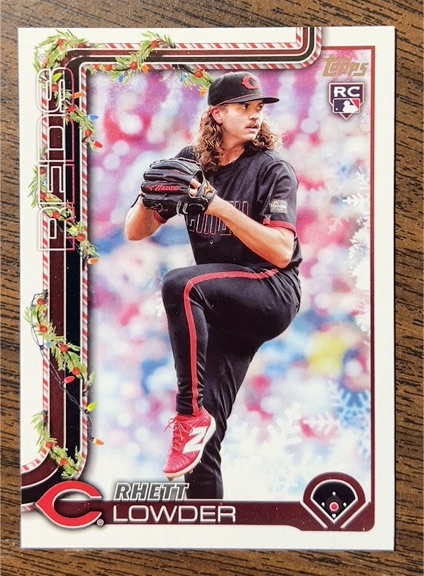 2025 Topps Holiday #H104 Rhett Lowder — front