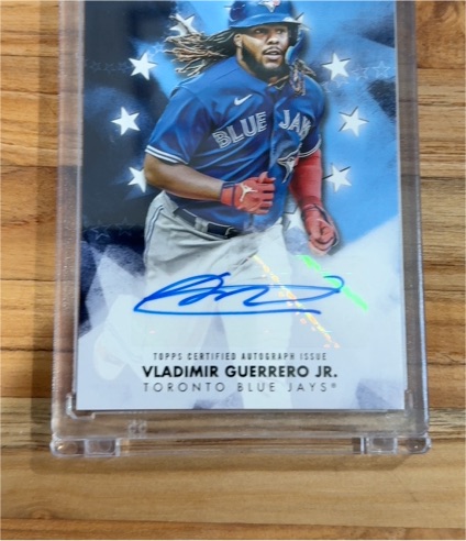 2024 Topps Series 1 Baseball Stars Auto #BSA-VG Vladimir Guerrero Jr. — front