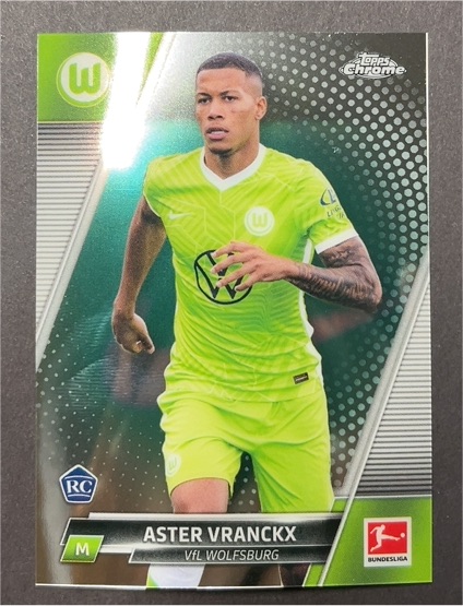 2021-22 Topps Chrome Bundesliga #99 Aster Vranckx — front