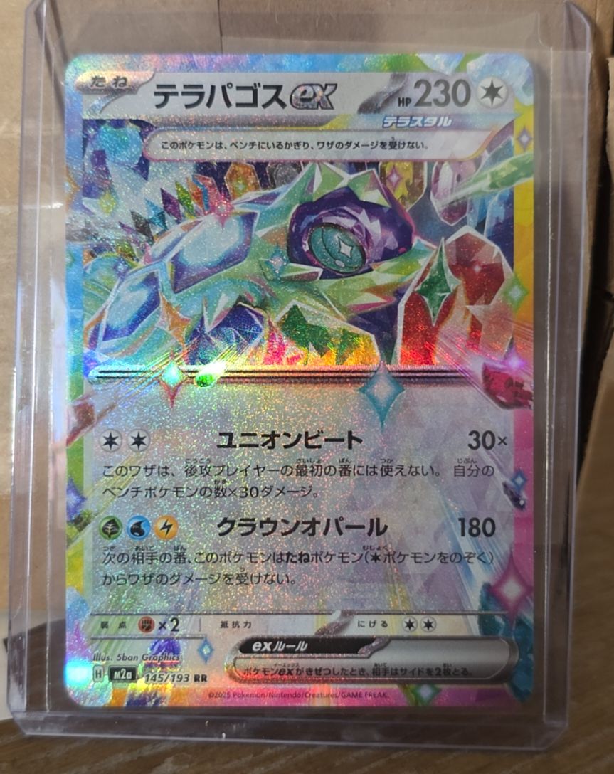 2024 Pokémon #145 Terapagos ex — front
