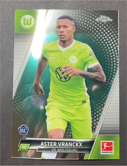 2021-22 Topps Chrome Bundesliga #99 Aster Vranckx — front