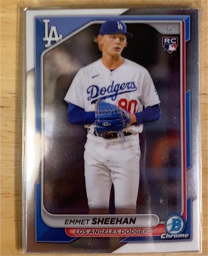 2024 Bowman Chrome #37 Emmet Sheehan — front