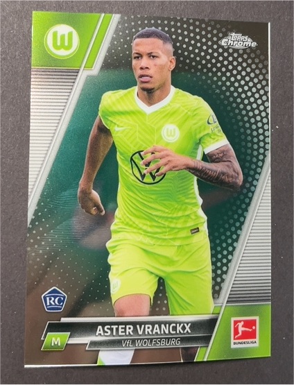 2021-22 Topps Chrome Bundesliga #99 Aster Vranckx — front