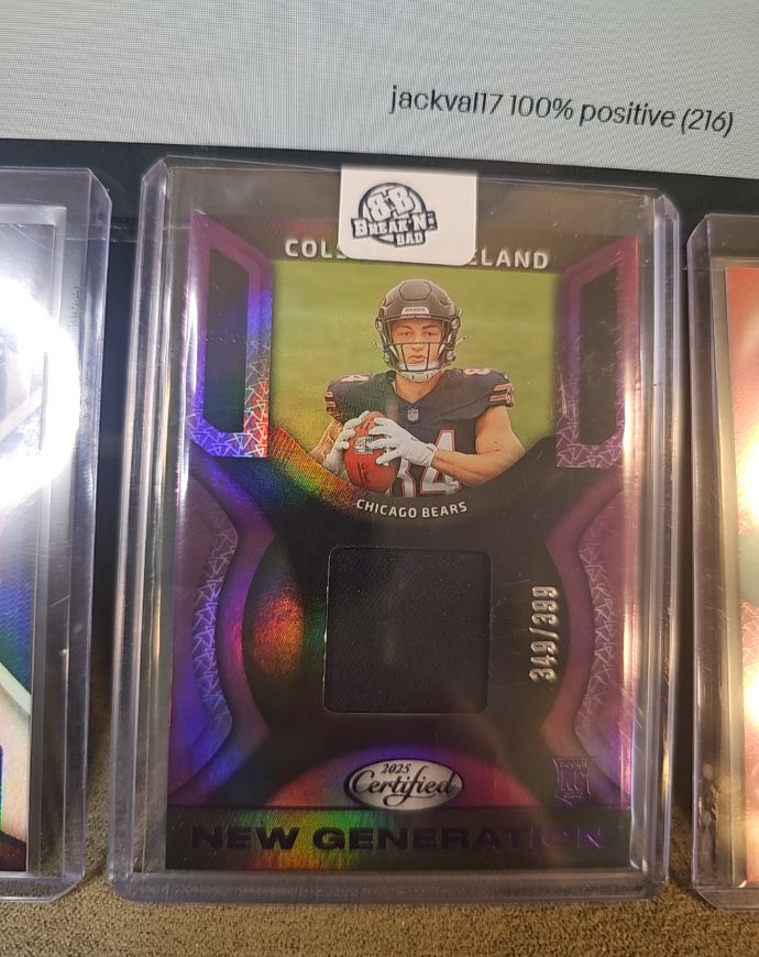 2025 Panini Certified #349 Cole Kmet — front